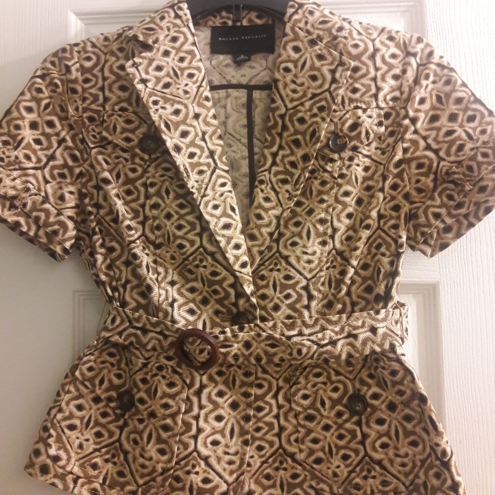 Banana Republic Short Sleeved Blazer